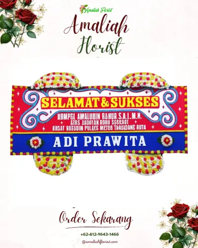 Karangan Bunga Ucapan Selamat di Pasrujambe